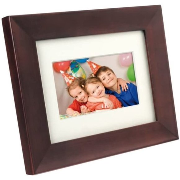 Philips 7-Inch Digital Photo Frame SPF3470/G7 $68 Mahogany in box - Picture 2 of 4